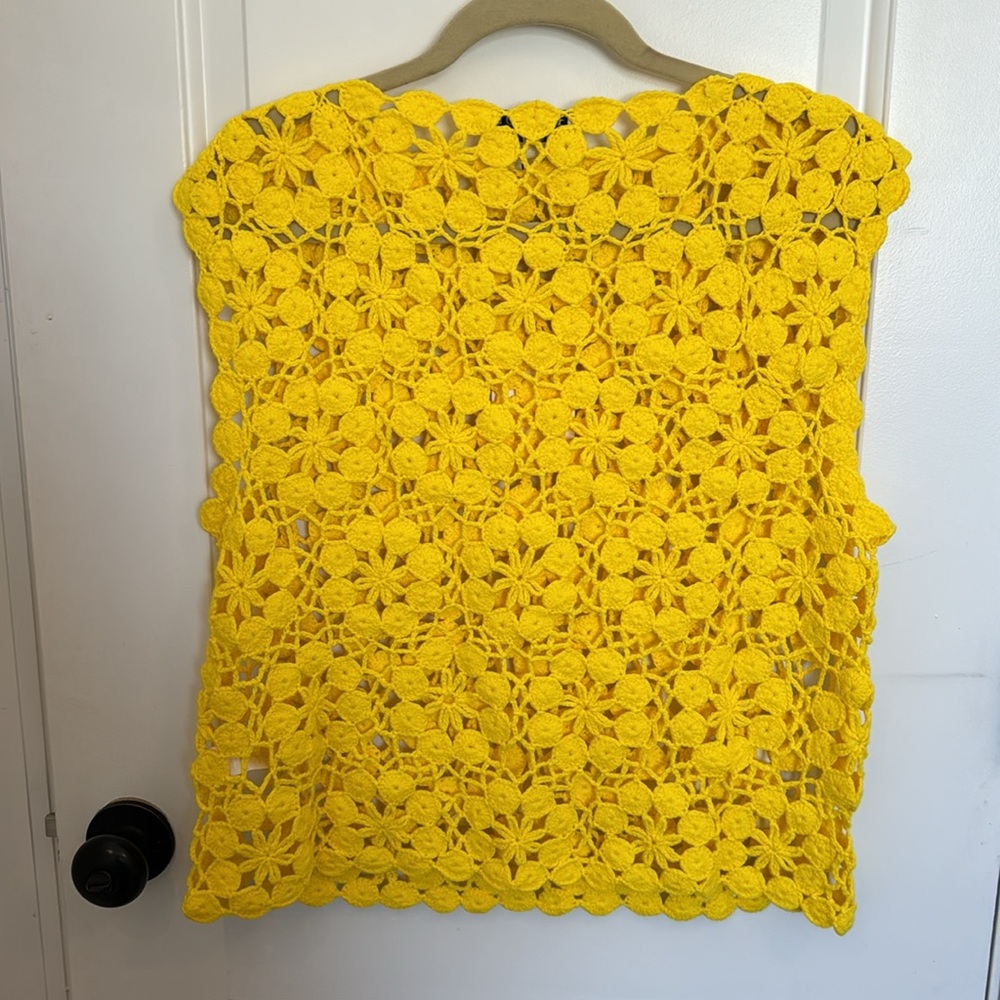 *NEW* HALEBOB SAMAIRA CROCHET TOP LARGE - Picture 8 of 9